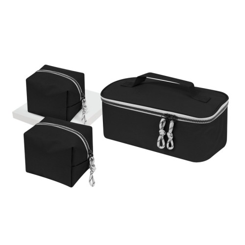 Organizadores Set Organizador de Viaje Viare PRO 096 N Negro (PRO096N – poliester – articulo promocional)