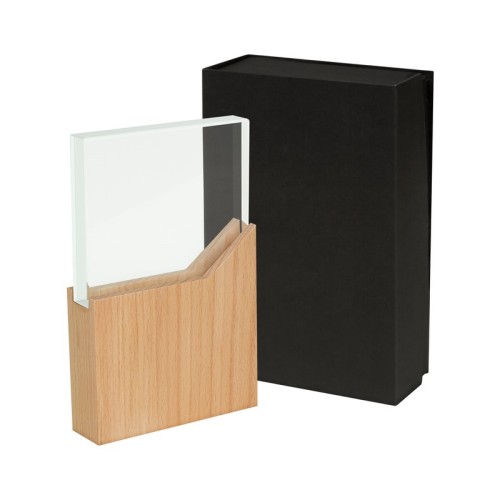 Accesorio Oficina Reconocimiento Lynor RMT 001 BE Beige (RMT001BE – vidrio / madera – articulo promocional)