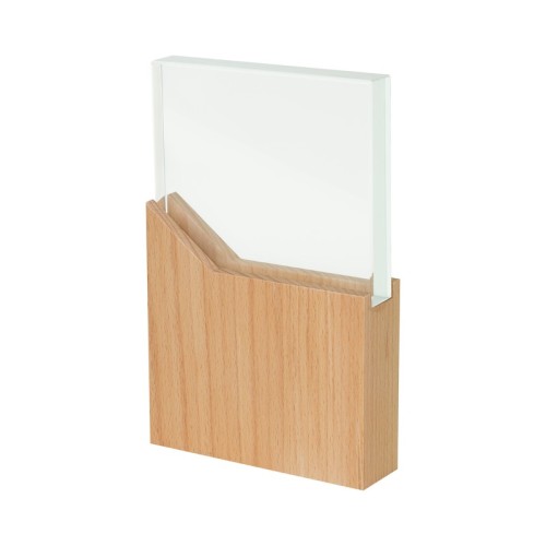 Accesorio Oficina Reconocimiento Lynor RMT 001 BE Beige (RMT001BE – vidrio / madera – articulo promocional)