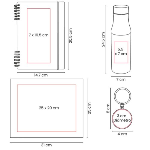 Set Ejecutivo Set Shine Negro SET 035 N Negro (SET035N – carton / papel / vidrio borosilicato / acero inoxidable / plastico / curpiel / metal – articulo promocional)