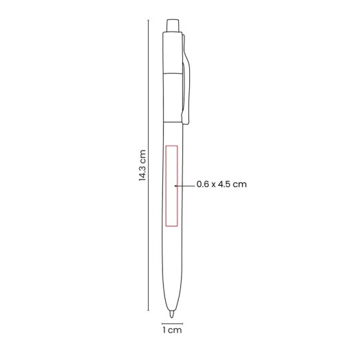 Boligrafo Plastico Boligrafo Kuro Rosa SH 4002 P Rosa (SH4002P – plastico – articulo promocional)