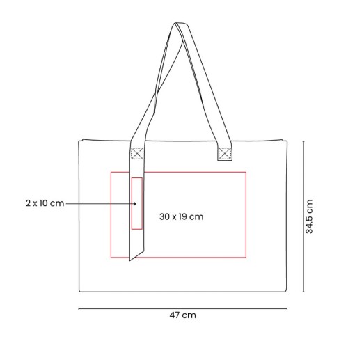 Bolsa Bolsa Maxina Blanco SIN 214 B Blanco (SIN214B – plastico pvc / poliester – articulo promocional)