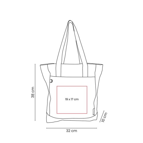 Bolsa Ecologica Bolsa Nurek Beige SIN 296 BE Beige (SIN296BE – algodon reciclado – articulo promocional)