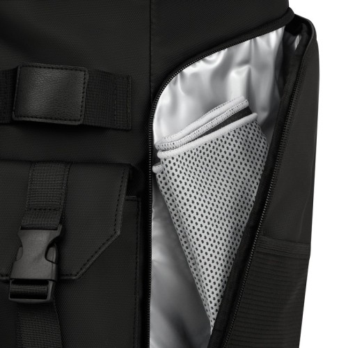 Mochila Deportiva Mochila Dabir Negro SIN 570 N Negro (SIN570N – pu / poliester – articulo promocional)