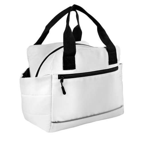 Hielera Lonchera Nuan Blanco SIN 580 B Blanco (SIN580B – poliester / acetato de vinilo de polietileno – articulo promocional)