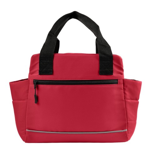 Hielera Lonchera Nuan Rojo SIN 580 R Rojo (SIN580R – poliester / acetato de vinilo de polietileno – articulo promocional)