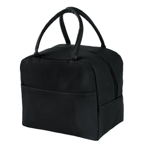Hielera Lonchera Ottawa Negro SIN 582 N Negro (SIN582N – poliester / pu / acetato de vinilo de polietileno – articulo promocional)