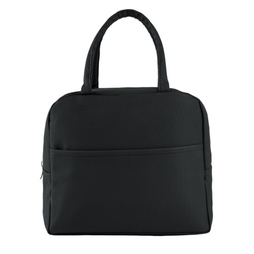 Hielera Lonchera Ottawa Negro SIN 582 N Negro (SIN582N – poliester / pu / acetato de vinilo de polietileno – articulo promocional)