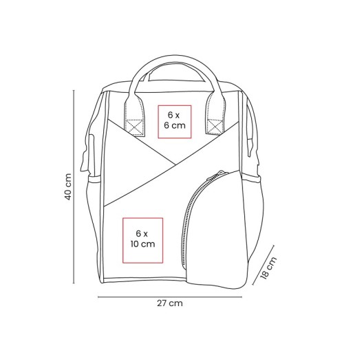 Hielera Mochila-lonchera Vertex Gris SIN 583 G Gris (SIN583G – poliester / acetato de vinilo de polietileno – articulo promocional)