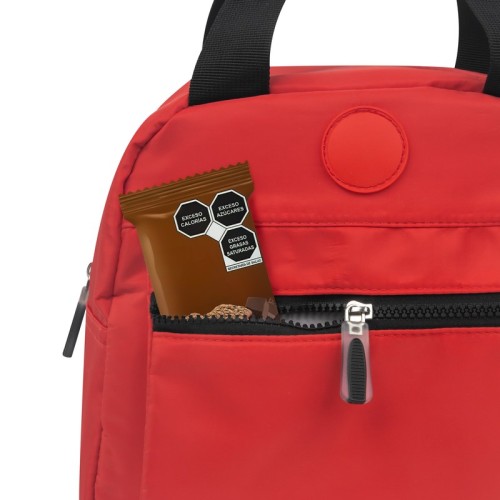 Hielera Lonchera Negan Rojo SIN 590 R Rojo (SIN590R – poliester / acetato de vinilo de polietileno – articulo promocional)