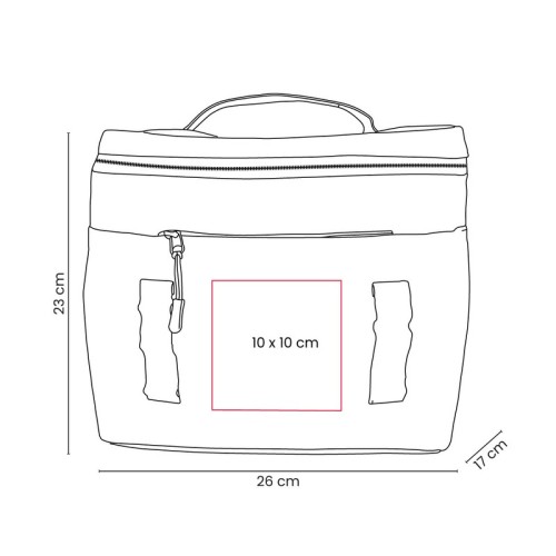 Hielera Lonchera Selin Negro SIN 595 N Negro (SIN595N – pu/ acetato de vinilo de polietileno – articulo promocional)