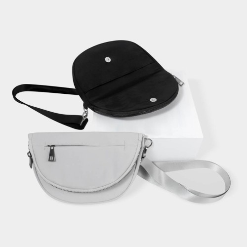 Cangurera Bolsa Satelita Gris SIN 778 G Gris (SIN778G – poliester – articulo promocional)