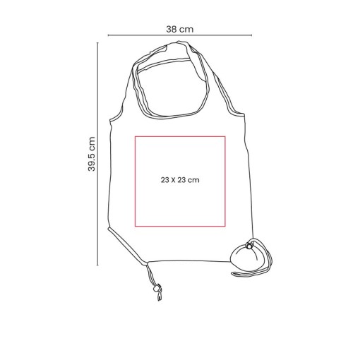 Bolsa Reutilizable Bolsa Cori Blanco SIN 787 B Blanco (SIN787B – poliester – articulo promocional)