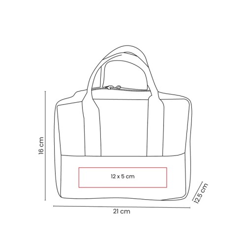 Hielera Lonchera Leinen Negro SIN 890 N Negro (SIN890N – poliester / poli-algodon/ aluminio – articulo promocional)