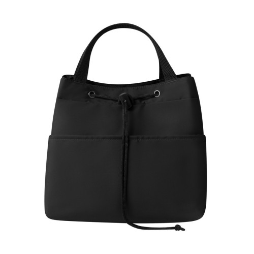 Hielera Lonchera Ikel Negro SIN 913 N Negro (SIN913N – poliester / acetato de vinilo de polietileno – articulo promocional)