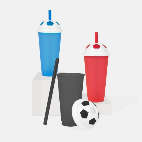 Vasos Vaso Jas Soccer Negro SOC 059 N Negro (SOC059N – plastico – articulo promocional)