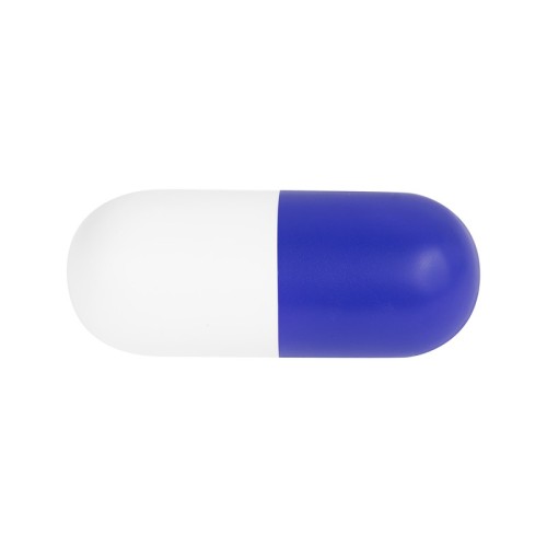 Figura Antiestres Anti-stress en Forma de Capsula Azul SOC 065 A Azul (SOC065A – pu – articulo promocional)
