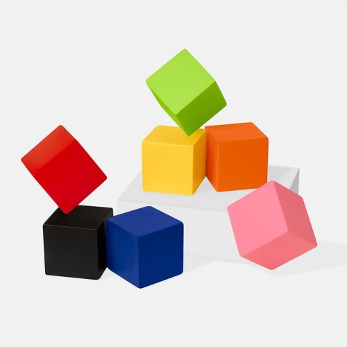 Figura Antiestres Anti-stress Cubo Amarillo SOC 086 Y Amarillo (SOC086Y – pu – articulo promocional)