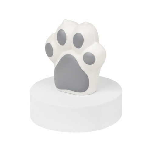 Figura Antiestres Anti-stress Huellita Gris SOC 087 G Gris (SOC087G – pu – articulo promocional)