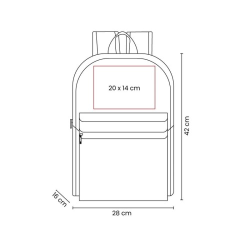 Mochila Escolar Mochila Mexico SOC 092 MX Mexico (SOC092MX – poliester – articulo promocional)
