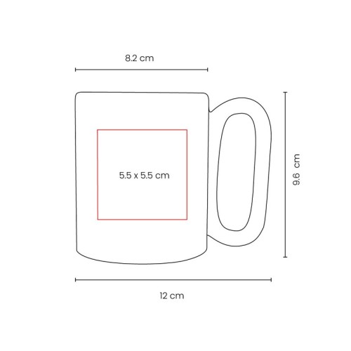 Tazas Taza Orella Verde TAZ 073 V Verde (TAZ073V – ceramica – articulo promocional)