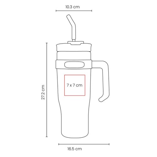 Termo Metalico Termo Jesik Negro TMPS 245 N Negro (TMPS245N – acero inoxidable / plastico – articulo promocional)
