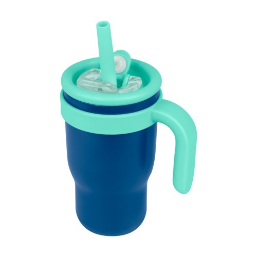 Termo Metalico Termo Antall Azul TMPS 247 A Azul (TMPS247A – acero inoxidable / plastico / silicon – articulo promocional)
