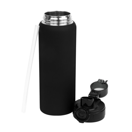 Termo Metalico Termo Sarkar Negro TMPS 249 N Negro (TMPS249N – acero inoxidable / plastico – articulo promocional)
