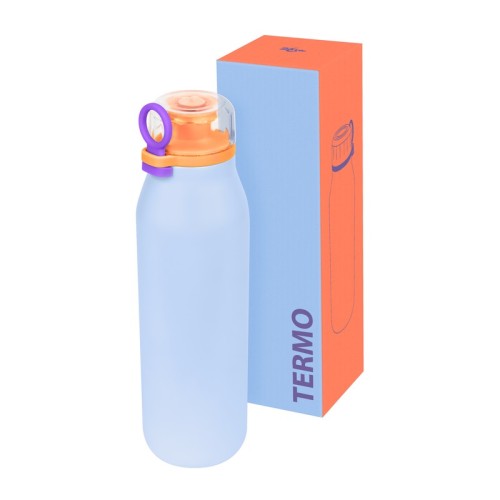 Termo Metalico Termo Daire Azul TMPS 250 A Azul (TMPS250A – acero inoxidable / plastico / silicon – articulo promocional)