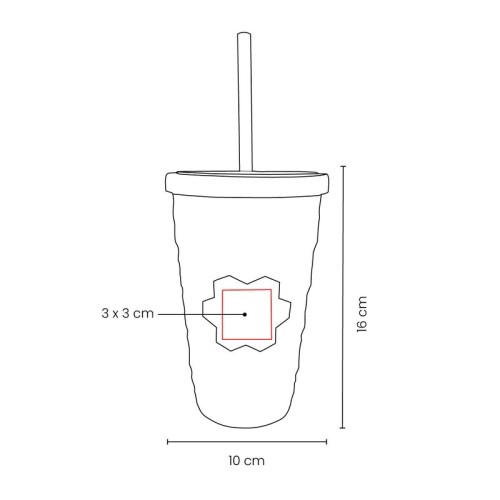 Vasos Vaso Gleb Azul TMPS 254 A Azul (TMPS254A – plastico – articulo promocional)