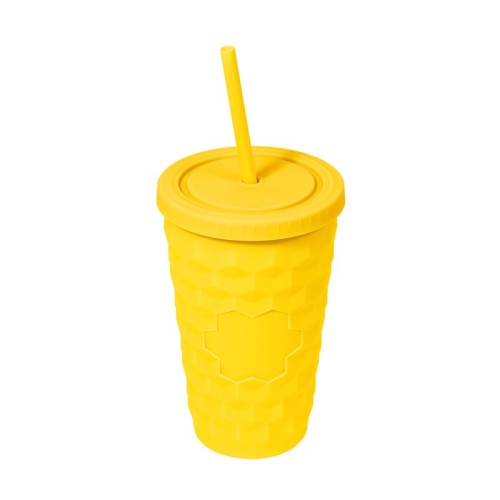Vasos Vaso Gleb Amarillo TMPS 254 Y Amarillo (TMPS254Y – plastico – articulo promocional)