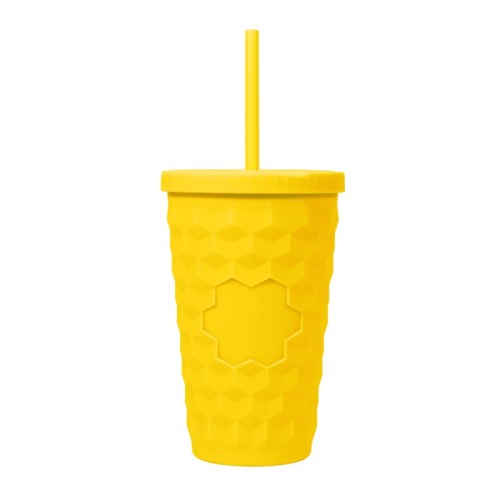 Vasos Vaso Gleb Amarillo TMPS 254 Y Amarillo (TMPS254Y – plastico – articulo promocional)