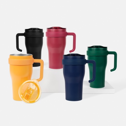 Termo Metalico Termo Davor Amarillo TMPS 256 Y Amarillo (TMPS256Y – acero inoxidable / plastico – articulo promocional)