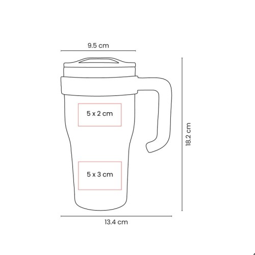 Termo Metalico Termo Davor Tinto TMPS 256 T Tinto (TMPS256T – acero inoxidable / plastico – articulo promocional)