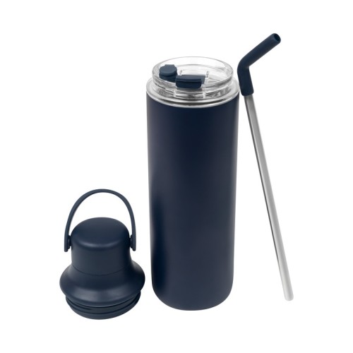 Termo Metalico Set de Termo Dacio Azul Marino TMPS 258 AM Azul Marino (TMPS258AM – acero inoxidable / plastico / carton – articulo promocional)