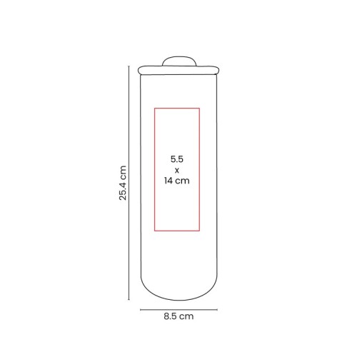 TERMO METALICO TERMO AELO BLANCO TMPS 266 B BLANCO (TMPS266B – ACERO INOXIDABLE / PLASTICO – ARTICULO PROMOCIONAL)