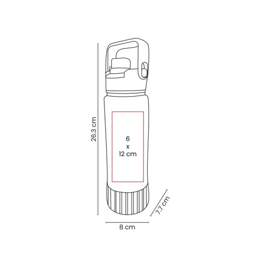 Termo Metalico Termo Sidney Green TMPS 269 V Verde (TMPS269V – acero inoxidable / plastico / rubber – articulo promocional)