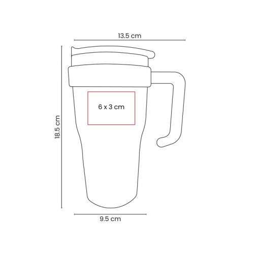 Termo Plastico Termo Tromso Rojo TMPS 274 R Rojo (TMPS274R – plastico – articulo promocional)
