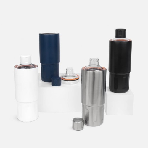 Termo Metalico Termo Kalix Plata TMPS 277 S Plata (TMPS277S – acero inoxidable / plastico – articulo promocional)