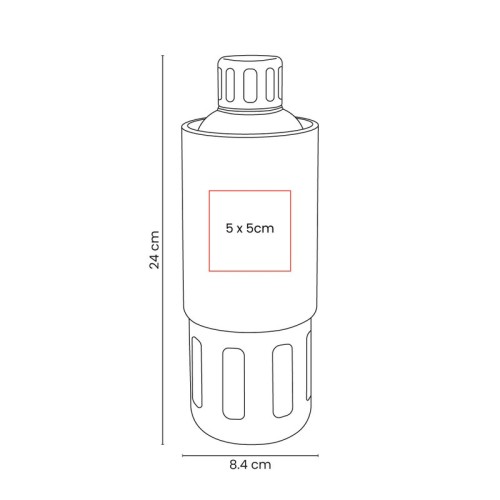 Termo Metalico Termo Kalix Azul TMPS 277 A Azul (TMPS277A – acero inoxidable / plastico – articulo promocional)