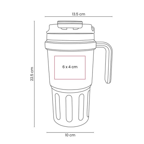 Termo Metalico Termo Numa Blanco TMPS 281 B Blanco (TMPS281B – acero inoxidable / plastico – articulo promocional)