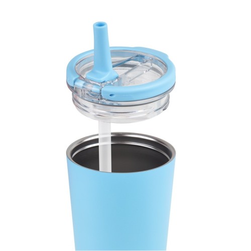 Termo Metalico Termo Bloem Azul Pastel TMPS 289 AP Azul Pastel (TMPS289AP – acero inoxidable / plastico – articulo promocional)