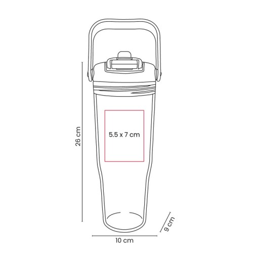 Termo Plastico Termo Frao Rojo TMPS 290 R Rojo (TMPS290R – plastico – articulo promocional)