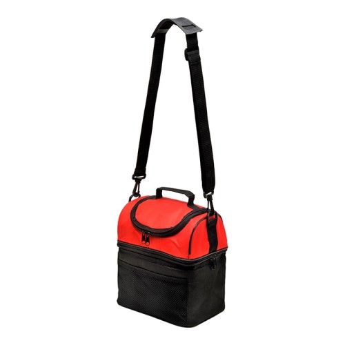 Hieleras y Loncheras Lonchera Doble. TX-011R Rojo (TX011R – articulo promocional)