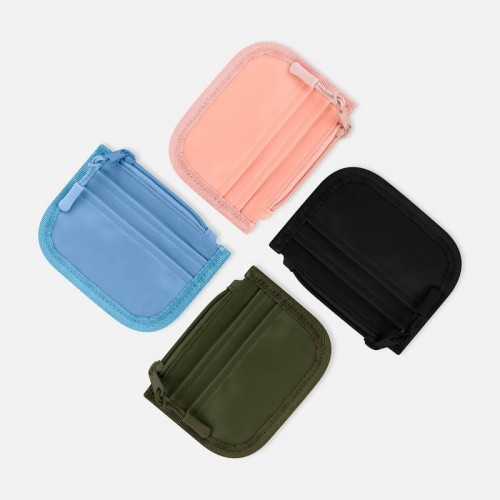Porta Documentos Monedero Dirham Verde W 654 V Verde (W654V – poliester – articulo promocional)