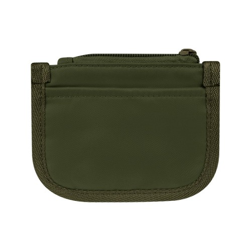 Porta Documentos Monedero Dirham Verde W 654 V Verde (W654V – poliester – articulo promocional)