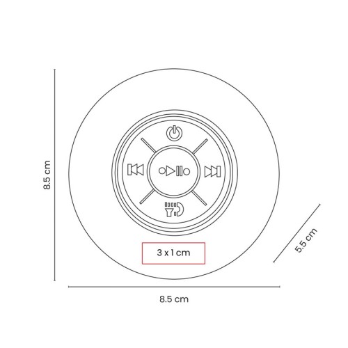 Bocina Bocina Techra Negro Z 023 N Negro (Z023N – plastico – articulo promocional)
