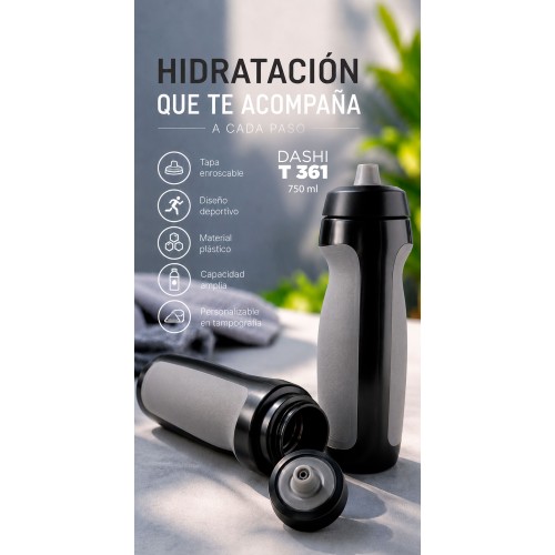 Cilindro Plastico Dash T 361 NEGRO (T361 – plastico – articulo promocional)