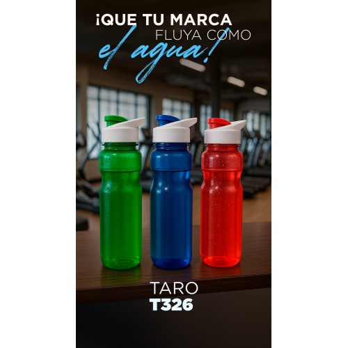 Cilindro Plastico Taro T 326 ROJO (T326 – pet / polipropileno – articulo promocional)