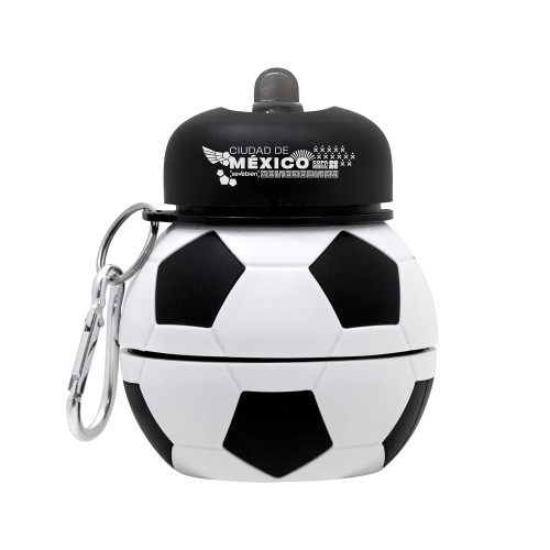 Botella Plegable Pitch (T787 BLANCO + NEGRO) – Articulo Promocional